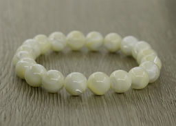 Браслет "Классика" 10мм перламутр (Индонезия) белый