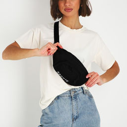 Сумка поясная Бесите, 28х7х14 см, отдел на молнии, наружный карман, цвет чёрный - Nazamok фото 2