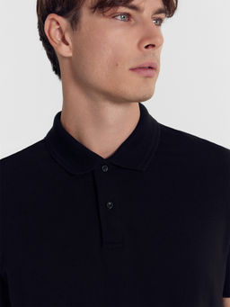 Поло мужское в черном цвете черный 111834/1 - Mark formelle фото 5