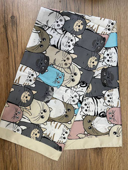 K13596 Платок 60/60 шелк искусственный БЕЖЕВЫЙ