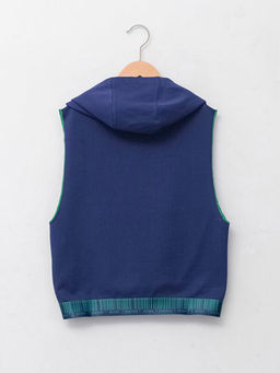 Kap??onlu Bask?l? Erkek ?ocuk Sweatshirt - Waikiki фото 2