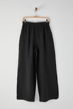 TRENDYOLMILLA Haki Dokuma %100 Keten Y?rtmacl? Plaj Pantolon TBESS25PL00004 фото 16