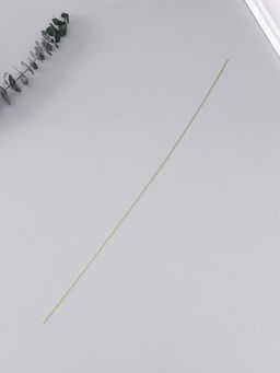 Цена за 2 шт. Проволока флористическая «Зелёная хром», для изготовления искусственных цветов, 40 см, сечение 0.7 мм, набор 50 шт.