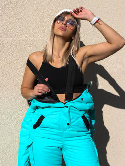 Женский зимний комбинезон Sportsolo. Цвет Лимон.  фото 71