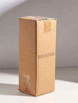 Подсвечник дерево на 1 свечу "Фонарь, окна с рейками" d=7,3 см 11,2х11,2х34 см