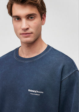 Lacivert Sweatshirt - Mavi фото 5