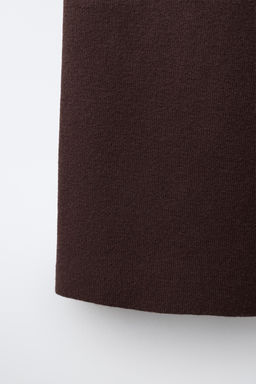 PANTAL?N PUNTO WIDE LEG / Marr?n - Zara фото 5