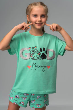 Пижама для девочки с шортами Bonito  фото 5