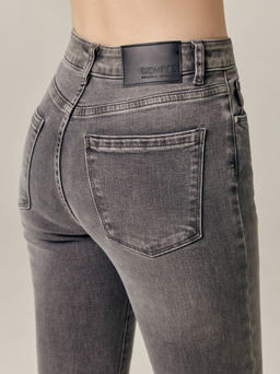 CONTE CON-701 Джинсы skinny с высокой посадкой и эффектом потертости grey - Conte elegant фото 8