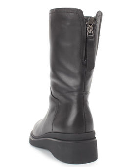 Z4212M BLACK Полусапоги зимние женские (натуральная кожа, натуральный мех) - Фабричный китай фото 7