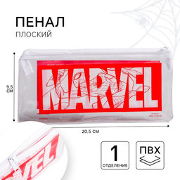 Пенал мягкий, 1 отделение, 95×205 мм, ПВХ, «Человек-паук»