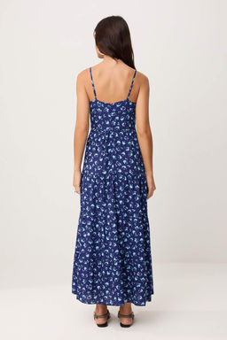 Indigo A Kesim _i_ek Desenli Boho Ask_l_ Midi Dokuma Elbise TWOSS21EL1341 - Trendyolmilla фото 5