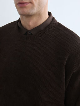 Bisiklet Yaka Erkek Triko Kazak