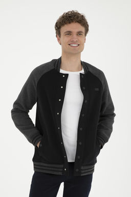 U. S. Polo Assn / Мужской черный вязаный кардиган - U.s. polo assn фото 3