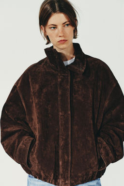 SUEDE LEATHER JACKET - Zara фото 7