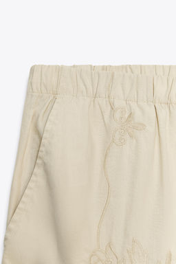 EMBROIDERED PYJAMA TROUSERS - Zara фото 12
