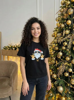 K13325 Футболка (плотный хлопок) ЧЕРНЫЙ