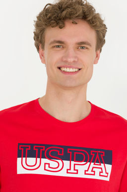 Erkek K_rm_z_ Bisiklet Yaka Ti__rt