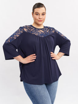 Блузка кружевная BL17239DBL05