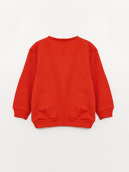 Bisiklet Yaka Uzun Kollu Bask?l? Erkek Bebek Sweatshirt 2li - Waikiki фото 3