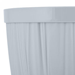 Ingreen Горшок для цветов пластмассовый Barcelona 6,5л, д24см, h21,2см, утренний туман (Россия) - Домашняя Мода фото 4