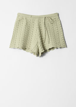 Pantalones cortos de punto pointelle