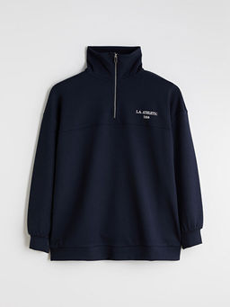 L.A. Athletic Nak??l? Kad?n Kal?n Sweatshirt Tunik