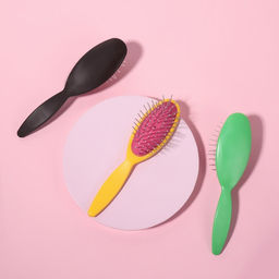 Расчёска массажная, 4 17 см, цвет МИКС