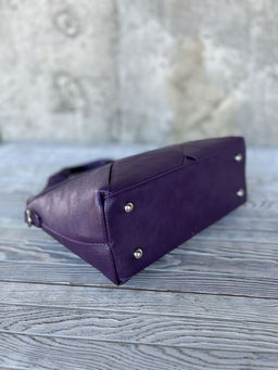 Женская сумка из эко кожи 0025 Фиолетовый - Sergio valentini фото 4