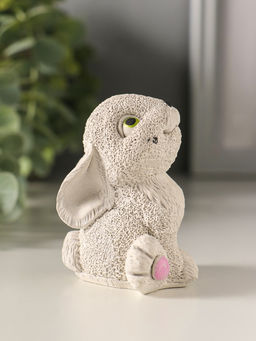 Фигурка гипс Кролик сидит, 7?5?6.5 см, серый