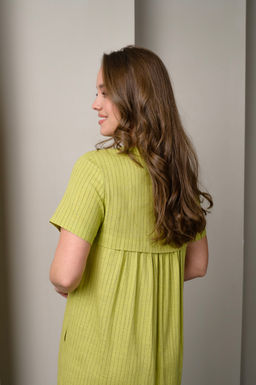 100% ЛЁН Базовое платье прямого силуэта - Новый лен фото 6