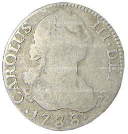 2 реала 1788 года Испания