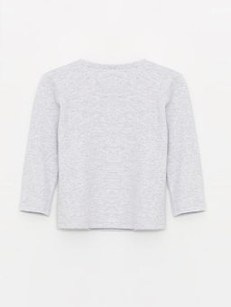 Bisiklet Yaka Uzun Kollu Bugs Bunny Bask?l? Erkek Bebek Pijama Tak?m? - Waikiki фото 3