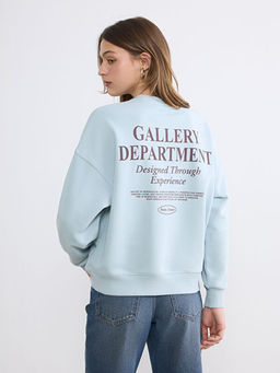 Свитшот женский Oversize с принтом