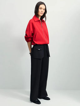 Прямые брюки с баской / Zarina  фото 6