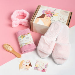 Набор подарочный «Этель» You are beautiful: полотенце, повязка, расчёска