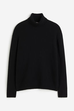 Jersey de lana con cuello alto Loose Fit