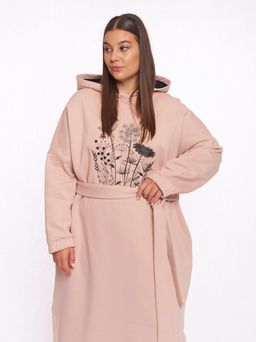 Платье с капюшоном PP83261PIN37 - Артесса фото 4