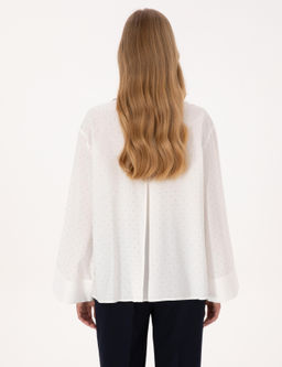 Beyaz Comfort Fit Uzun Kollu G_mlek - Pierre cardin фото 5