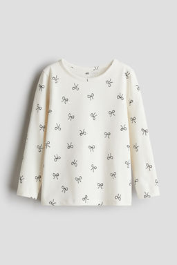 Camiseta estampada de punto - H&m фото 3