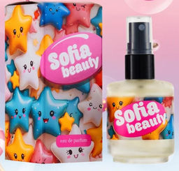 Д NEO Духи детские 15мл "Красотка София" клубничный сливочный для девочки