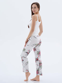 Пижама с халатом МИШЕЛЬ: брюки, топ, халат (молоко №18) - Ивановская трикотажная компания фото 7