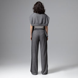 Брюки с лампасами, Смелый выход (серый) - Charutti фото 5