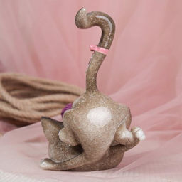 Цена за 2 шт. Фигурка Кошка с клубком 9 см / YX11057 /уп 2/48/ - Галеонтрейд фото 2