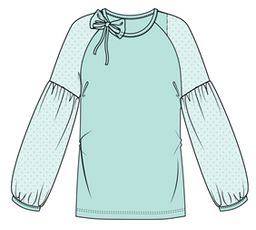 CWJG 63192-38/ Джемпер для девочки/ Ментоловый/