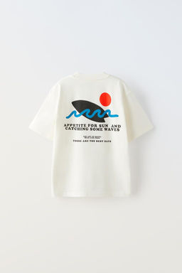 SUN AND WAVES T-SHIRT - Zara фото 2