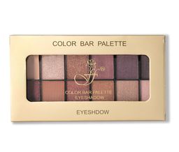 .Ffleur Тени EP 12 тон 2 для век 12-ти цветные COLOR BAR PALETTE