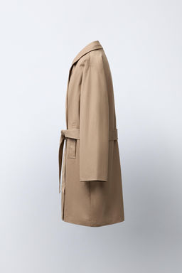 LONG TRENCH COAT WITH BELT