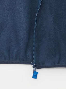 Dik Yaka Uzun Kollu Polar Erkek Bebek Fermuarl? Sweatshirt