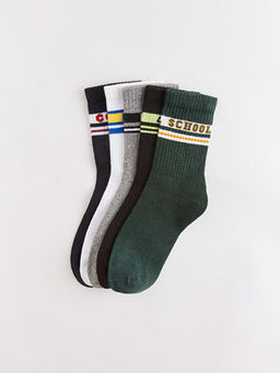 Desenli Erkek ?ocuk Soket ?orap 5li - Waikiki фото 2